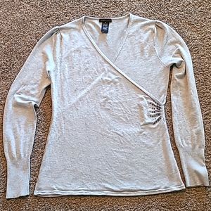 BCBG MaxAzria Lightly worn, gray women's sweater